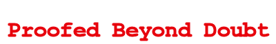 Proofreading by Proofed Beyond Doubt
